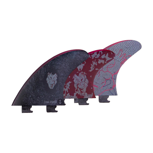 Eithan Osbourne Heart Tri - SM/MD/LG - Black (Snap-In / FCS II)