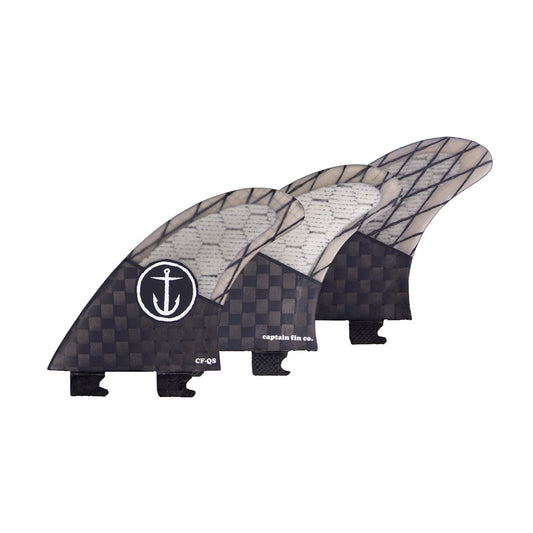 Captain Fin Co - CF Quickness Tri - SM/MD/LG - Black (Snap-In / FCS II) - Satorial Supplies