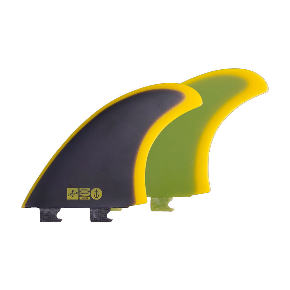 Chemistry Twin - Medium - Black/Yellow (Snap-In / FCS II)