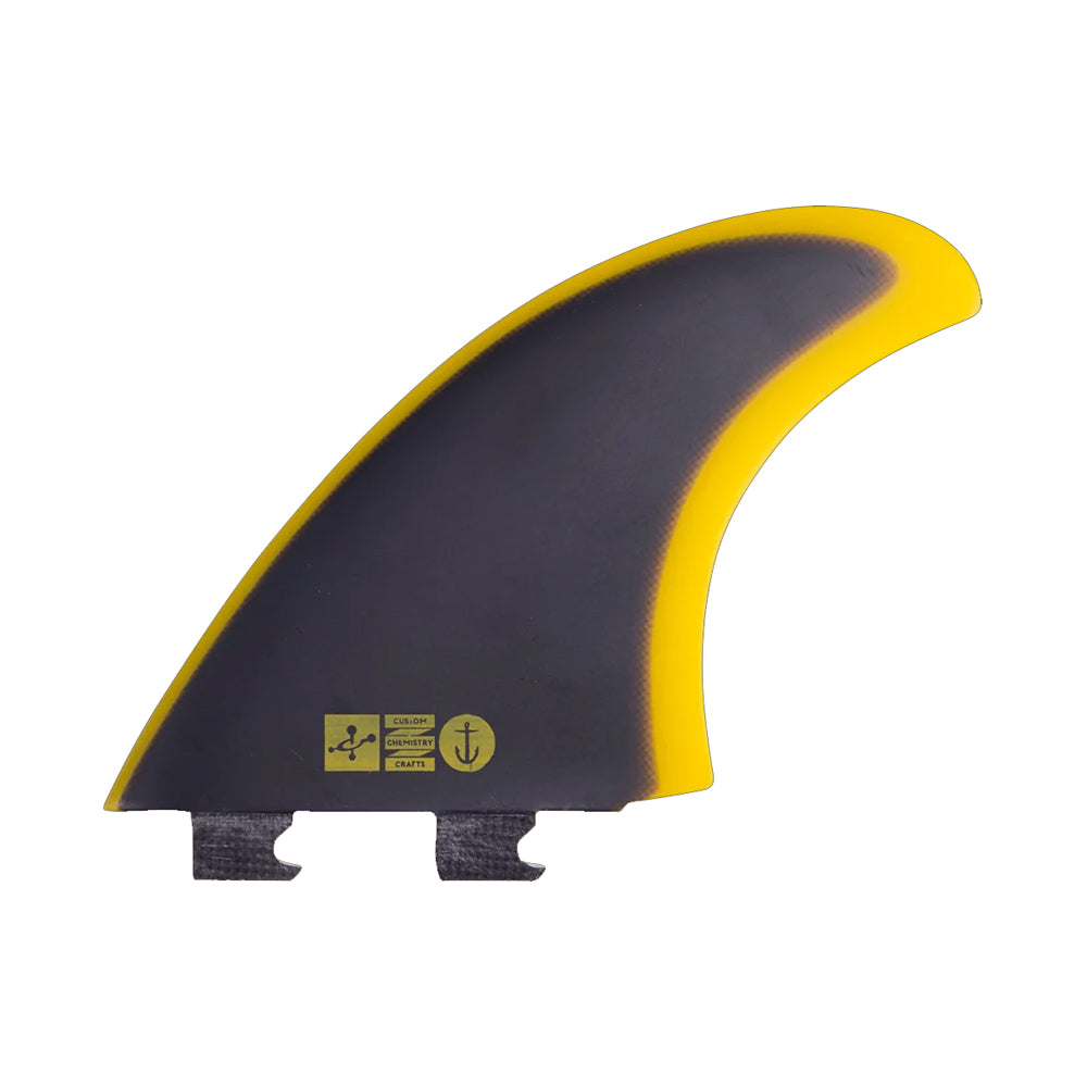 Chemistry Twin - Medium - Black/Yellow (Snap-In / FCS II)