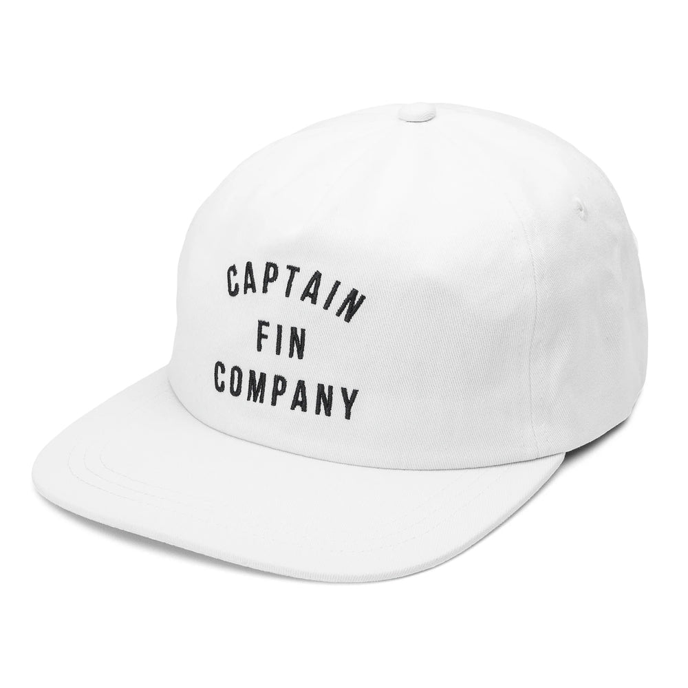 College Hat - White - Captain Fin Co - UK