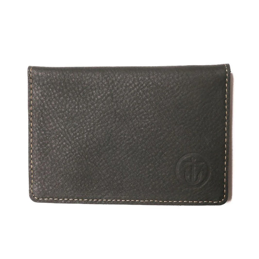 Momento Bifold Leather Wallet - Black - Captain Fin Co - UK
