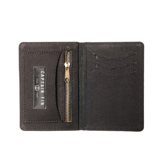 Momento Bifold Leather Wallet - Black - Captain Fin Co - UK