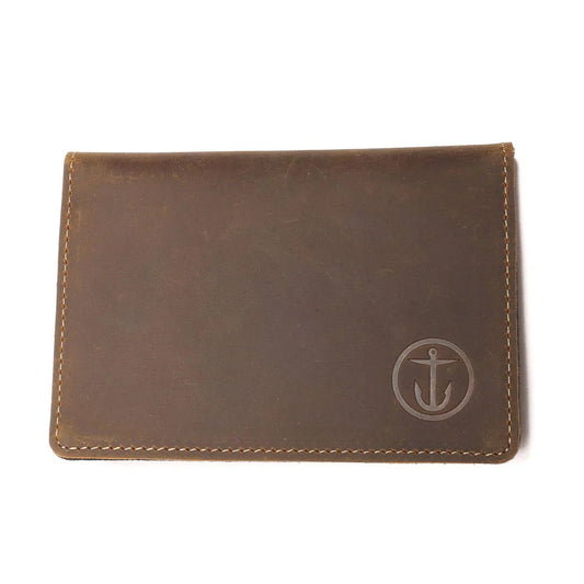 Momento Bifold Leather Wallet - Brown - Captain Fin Co - UK