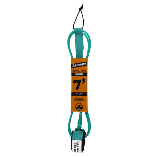Shred Cord - 7' Standard - Teal - Captain Fin Co - UK